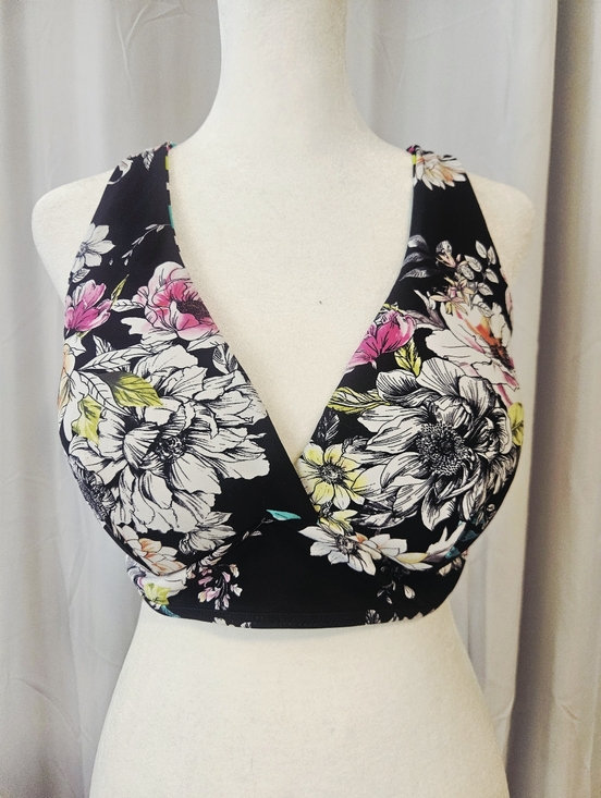 torrid Other - Torrid Floral Or Striped Reversible Bikini Top - Size 2 or XXL